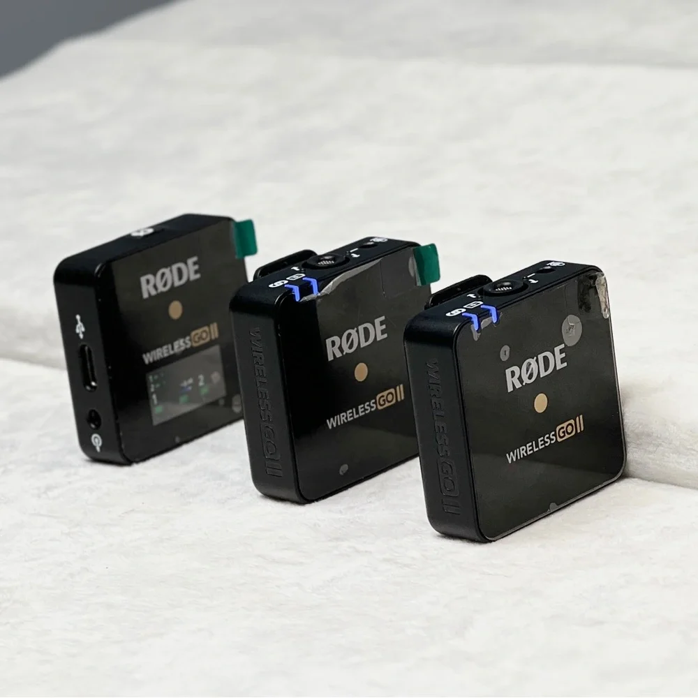 RØDE Wireless GO II Microphone System with Sennheiser Omnidirectional Lavalier